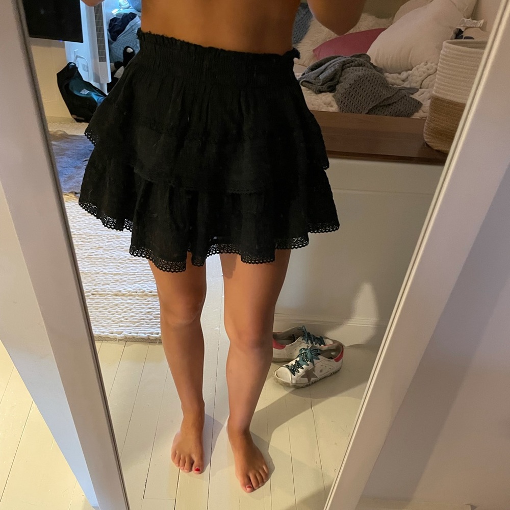 loveshackfancy dupe skirt from aerie!
